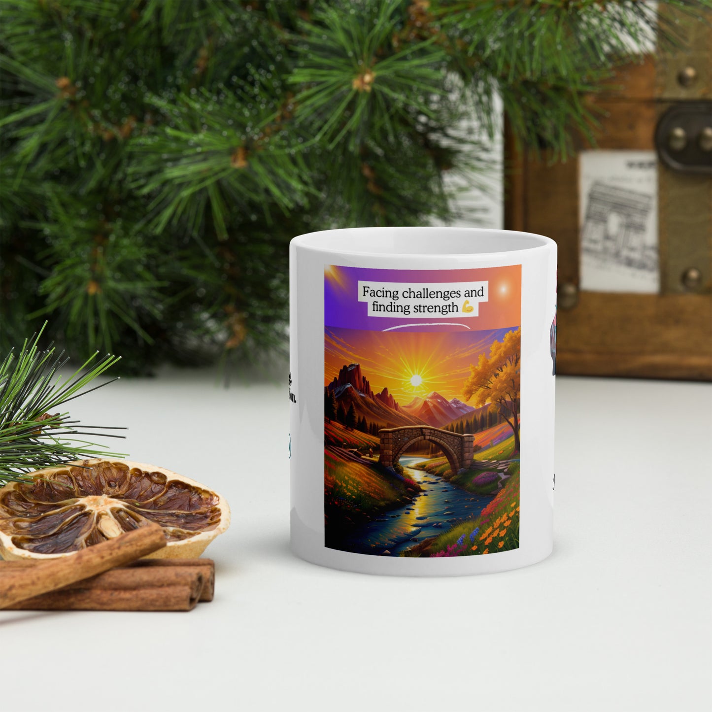 Custom White Glossy Mug - Sturdy & Stylish, Available in 11 oz, 15 oz, and 20 oz Sizes