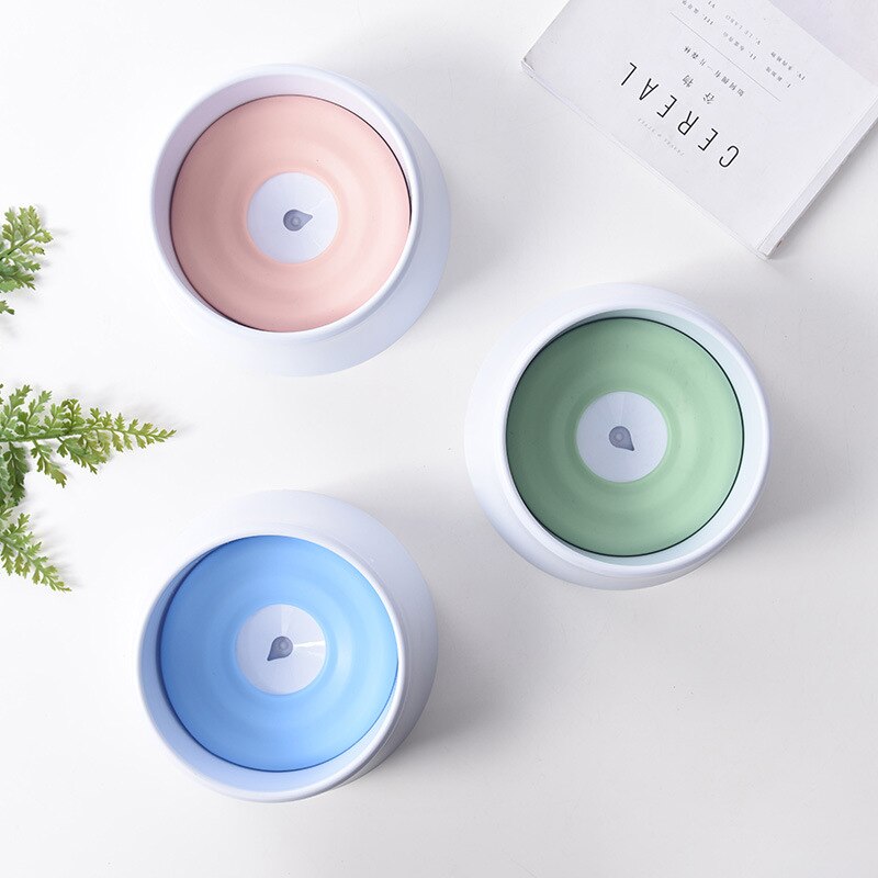 Pet Dog Cats Bowl Floating Not Wetting Mouth Cat Bowl No Spill Drinking Bowls For Dogs Large Breeds Drinker For Dog Water Bowl