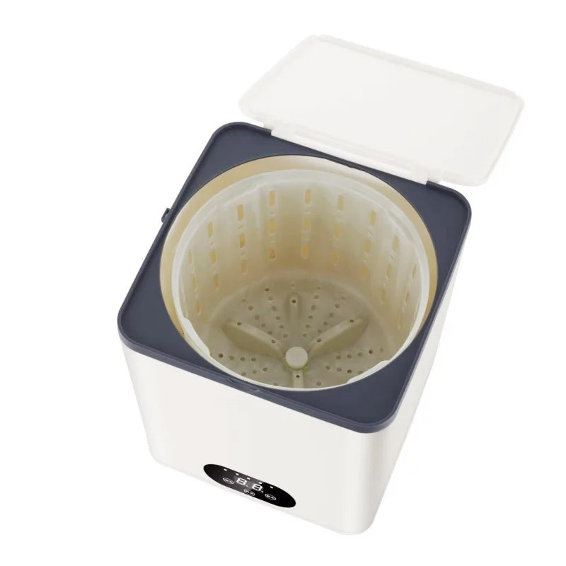 Mini Washing Machine, Home School Blue-Purple Light Antibacterial, Washing Socks, Underwear, Towels And Small Pieces Of Clothing