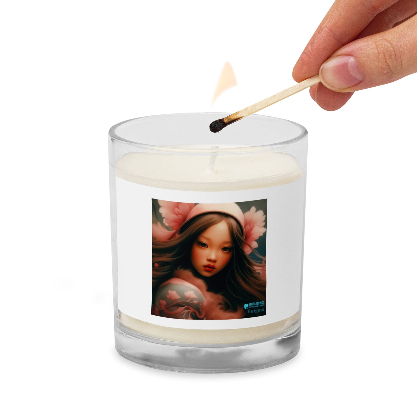 Mama's Message of Strength and Mystery: Enigma - Friendship Candle Gift for Best Friends - Unscented Soy Wax Candle