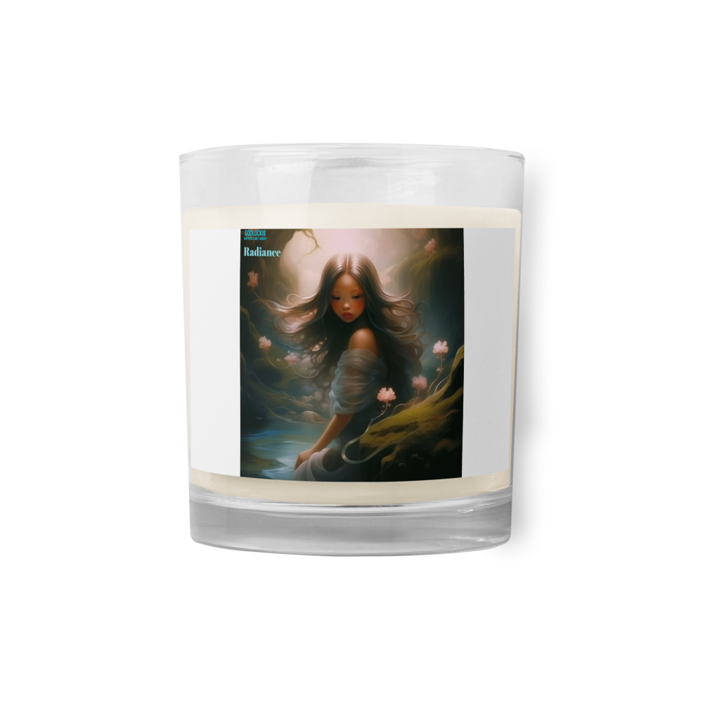 Flames of Transformation: Mama's Message of Strength and Mystery - Glass Jar Soy Wax Candle for Best Friends