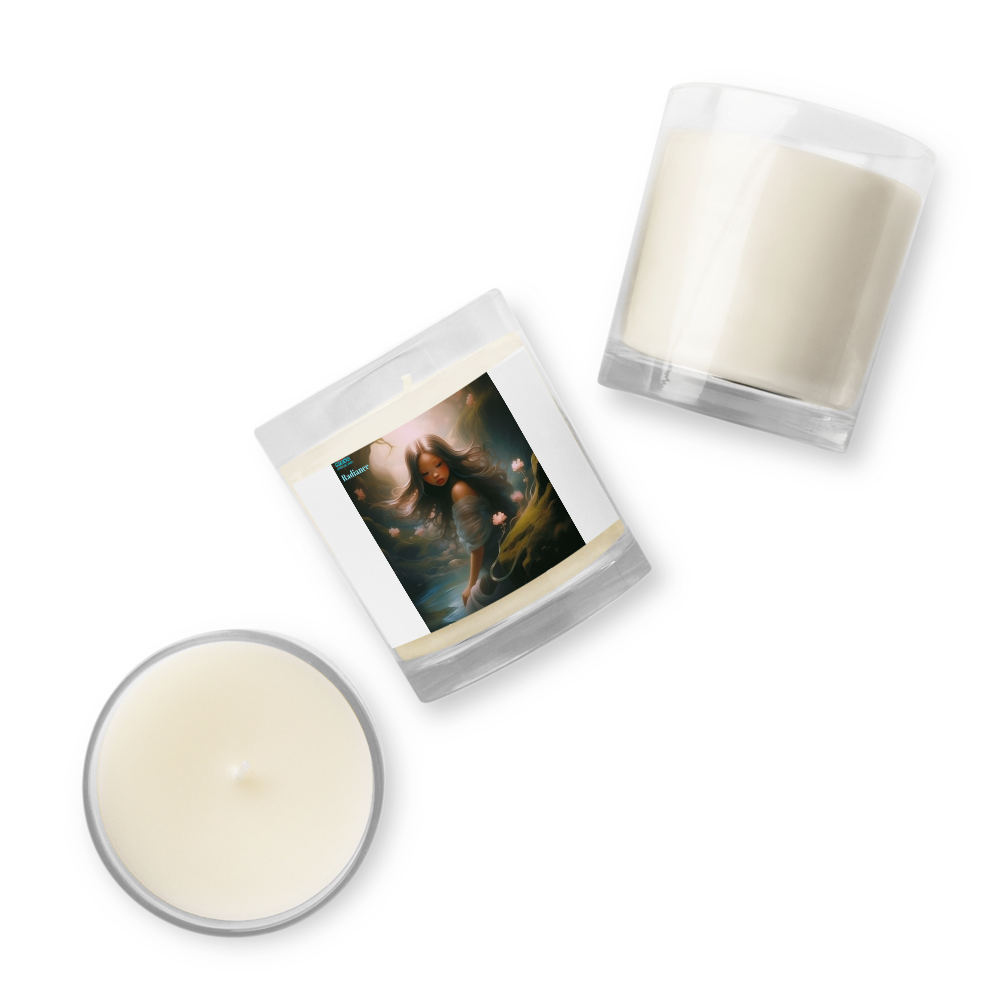 Flames of Transformation: Mama's Message of Strength and Mystery - Glass Jar Soy Wax Candle for Best Friends