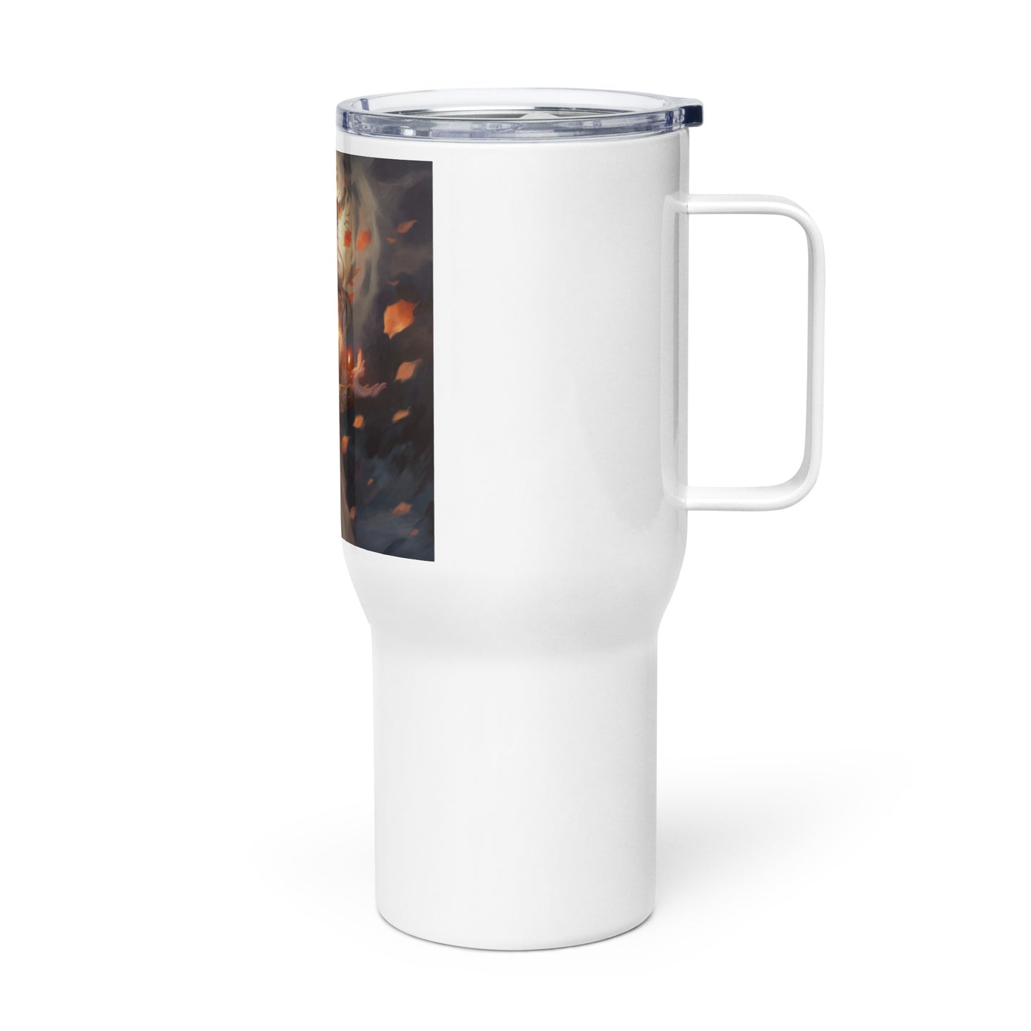 Symphony of Love: Packable Trigger Action Travel Mug - Romantic Poetry Collection