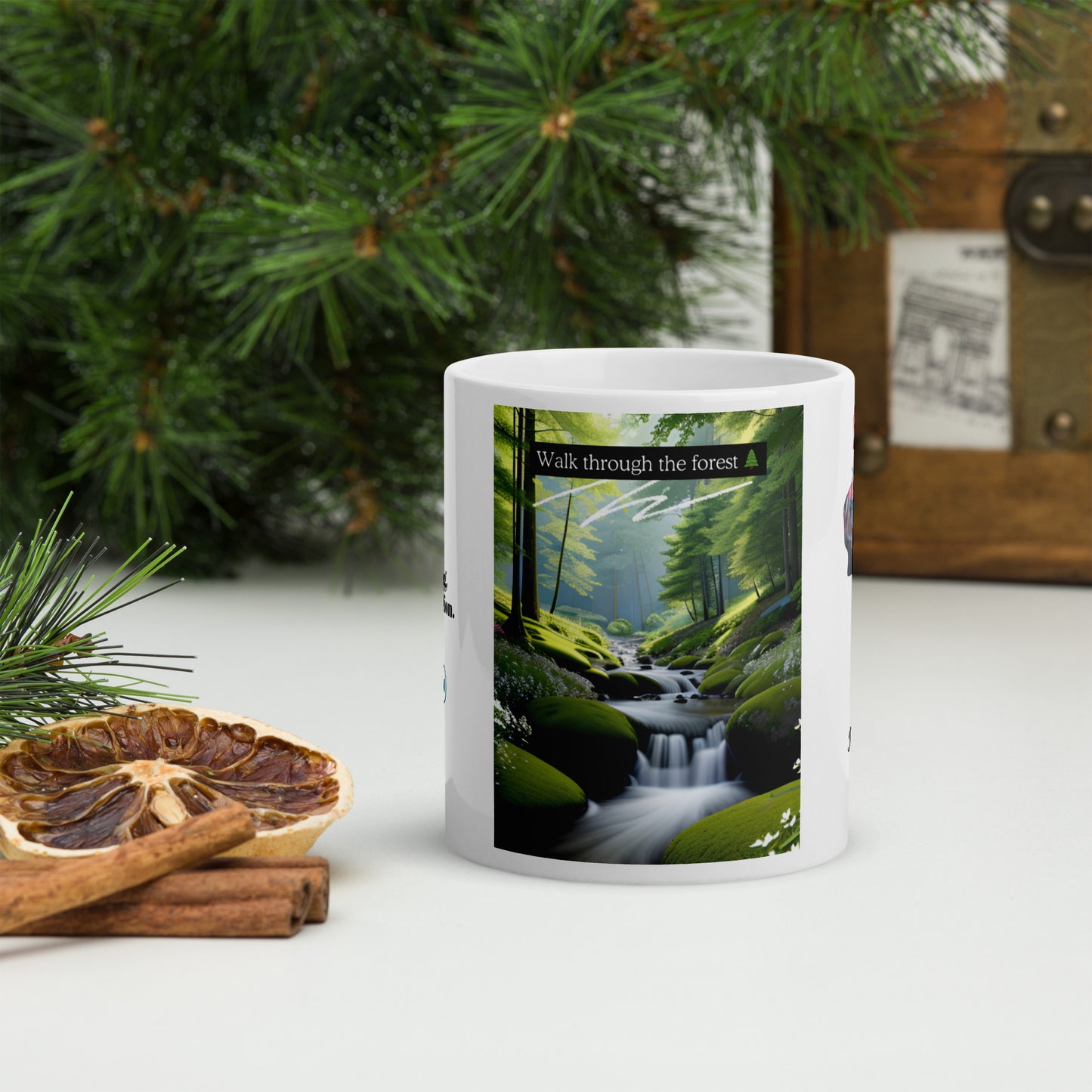 Custom White Glossy Mug - Sturdy & Stylish, Available in 11 oz, 15 oz, and 20 oz Sizes