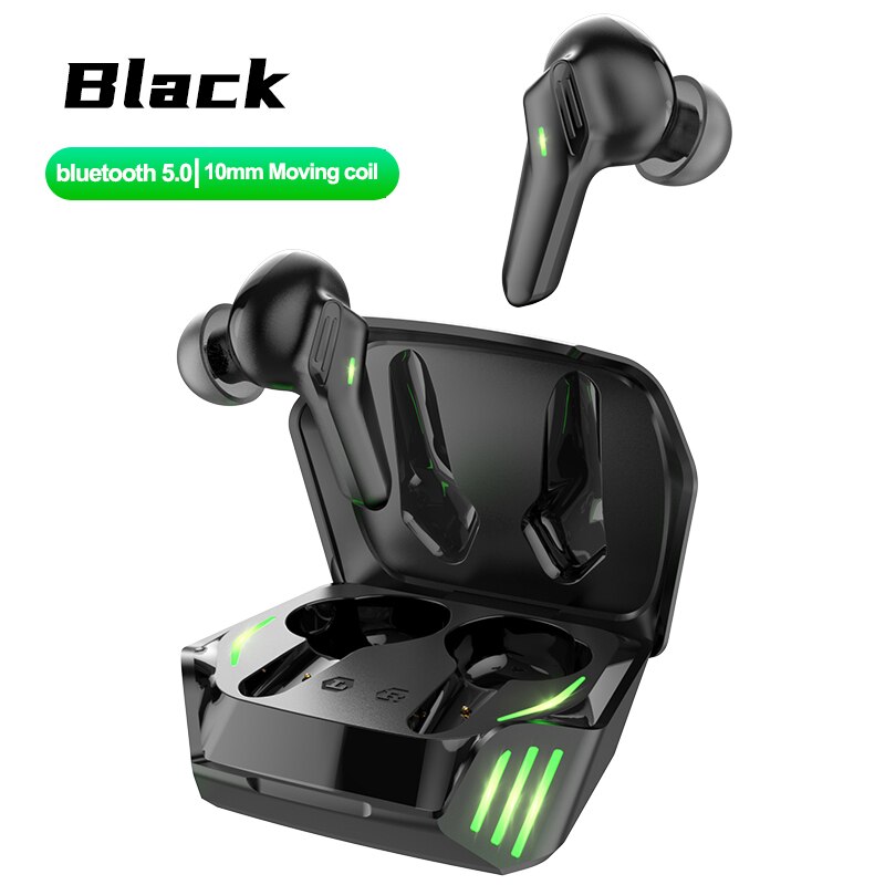 HOCO True TWS game Wireless Bluetooth 5.0 Earphones Noise Cancelling Sports earbuds Waterprof Headphones 320mAh Charging Box