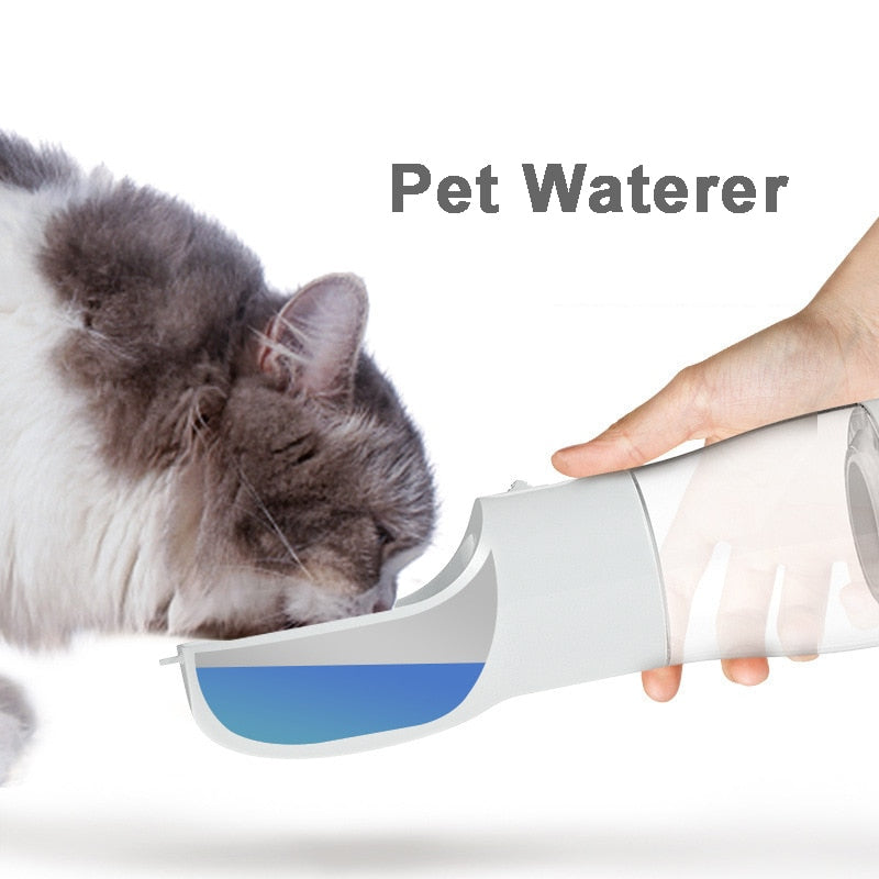 Pet Dog Water Bottle Feeder Portable Cat Puppy Drinking  Bottles Travel Waterer Bowl For Small Large Dogs Outdoor Bowls Products