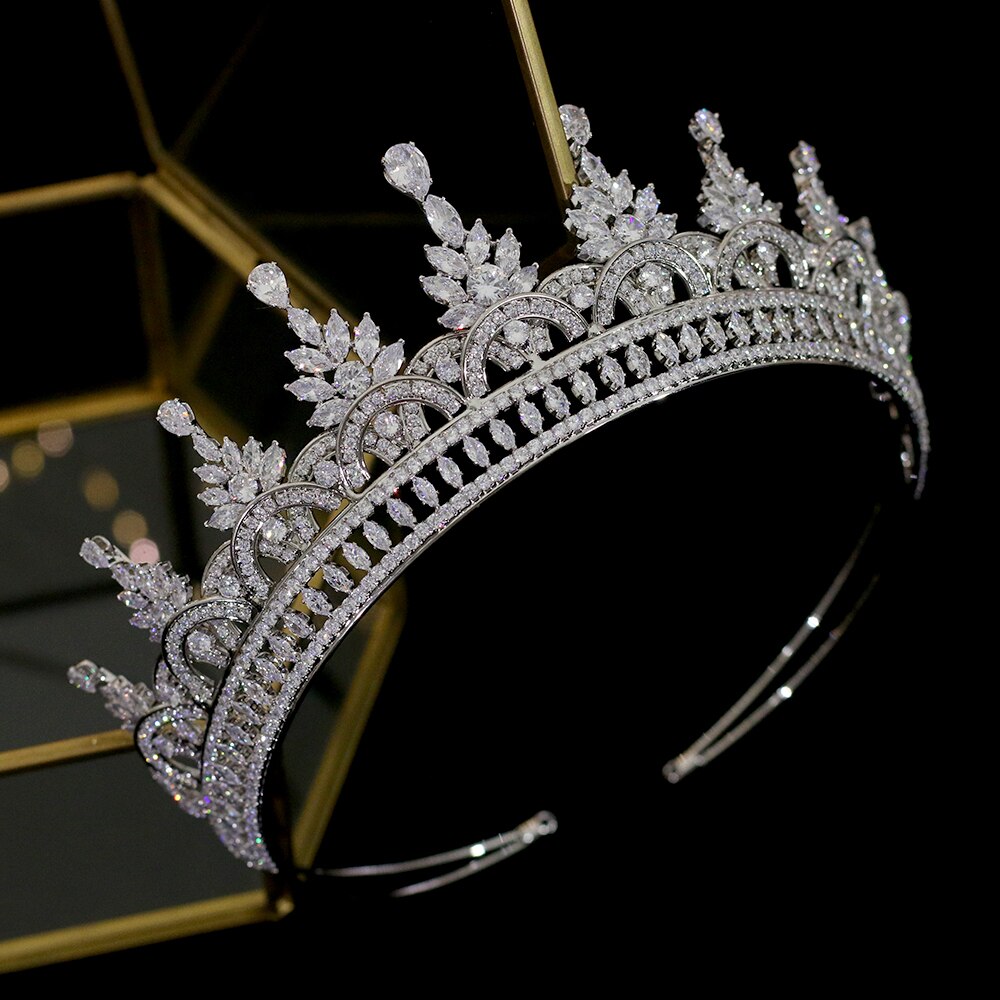ASNORA5 Pieces Of Zircon Bridal Jewelry Set, Women's Party Luxury Dubai Nigeria CZ Crystal Wedding Jewelry Set