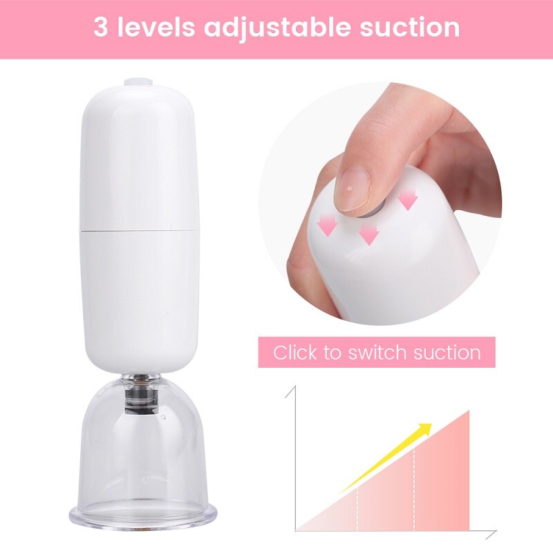 3 In 1 Guasha Multifunction Vacuum Guasha Suction Therapy Rechargeable Cupping Therapy Body Back Neck Relief Massager Scraping