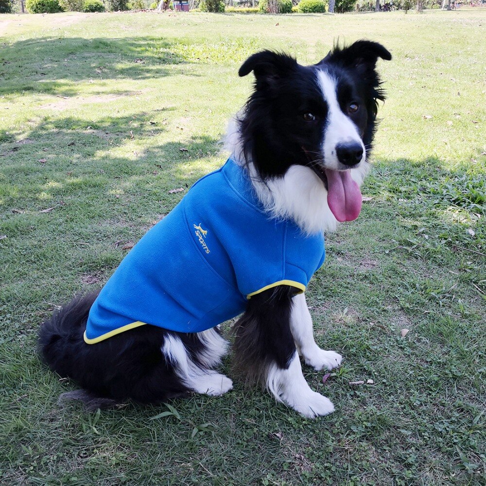 Pet Fleece Dog Vest for Small Medium Large Dog Half Zip Pullover Sweater Winter Warm Coat Clothes