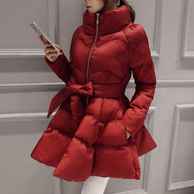 2022 New Fashion winter coat women warm outwear Padded cotton Jacket coat Womens Clothing High Quality parkas manteau femme R853