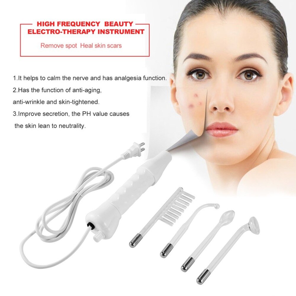 Facial massager High Frequency Spot Acne Remover Face Hair Body Spa Salon Skin Care Beauty Device Machine alta frequencia