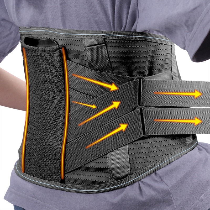 Adjustable Back Support Brace Breathable Scoliosis Back Brace Medical Strain Pain Relief Corset For Back Spine Decompression