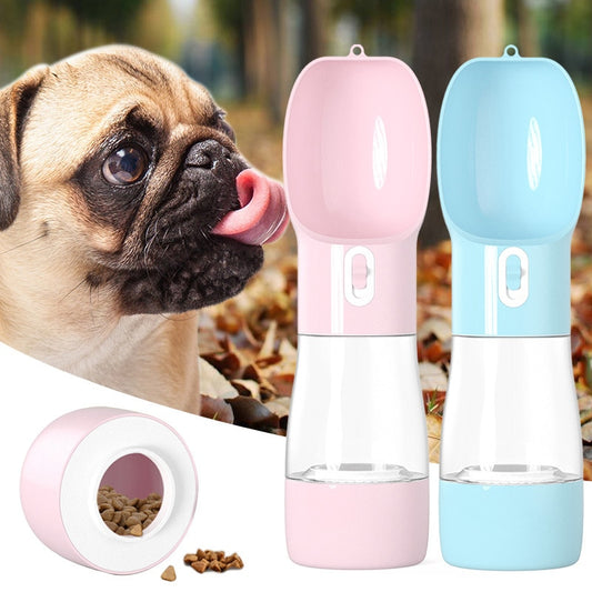 Pet Dog Water Bottle Feeder Portable Cat Puppy Drinking  Bottles Travel Waterer Bowl For Small Large Dogs Outdoor Bowls Products