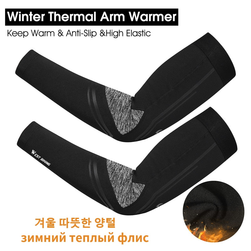 WEST BIKING Cycling Leg Warmers Men Women MTB Bike Bicycle Sports Running Basketball Soccer Compression Leggings UV Protection