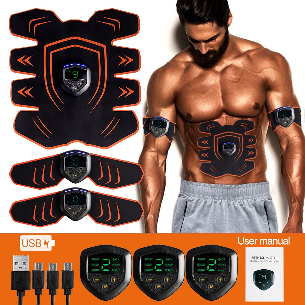 EMS Remote Smart Muscle Stimulator Abdominal Trainer Hip Trainer Buttocks Butt Lifting Slimming Massager Body Shaping Unisex