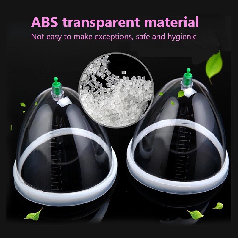 Breast &amp; Buttocks Enlargement Massager Vacuum Therapy Machine Butt Lift Cupping Cups Nipple Sucker Machine Beauty Health