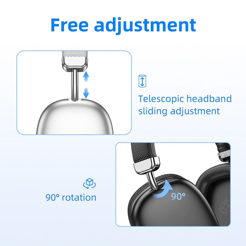 HOCO Wireless Headphones Sport Bluetooth 5.3 HIFI Stereo Earphone Handsfree Headset with Audio Cable for iPhone13 Xiaomi tablet