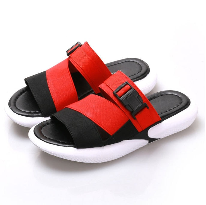 Women Sports Sandals Breathable New Summer Casual Thick Bottom Beach Flat Shoes Sandalias Femmes Mujer Comodas Verano 2022