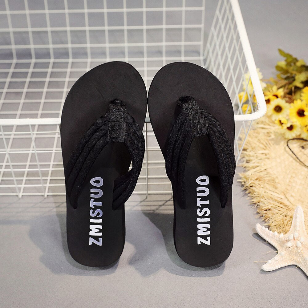 Sandals Woman Summer 2022 Flip Flops Platform Beach Slippers Cute Shoes Outside Wedges Sandals 6Cm Woman Slides