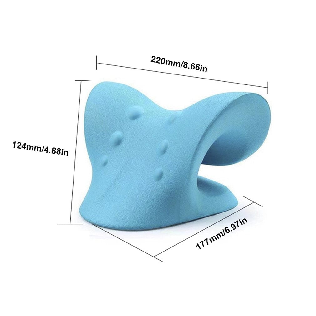 Pillow Neck And Shoulder Relaxer Traction Device For TMJ Pain Relief And Cervical Spine Alignment Chiropractic Household stretch