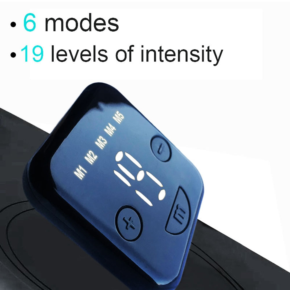 Foot Massager Smart EMS Pulse Physiotherapy Pad 6 Massage Modes 19 Levels of Intensity Micro-current for Thin Beauty Your Leg