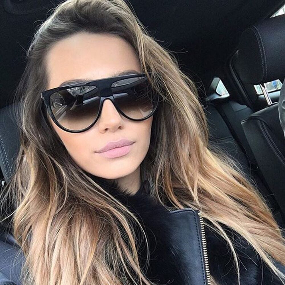 Oculos De Sol Feminino 2022 New Fashion Retro Designer Super Round Circle Glasses Cat Eye Women&#39;s Sunglasses Glasses Goggles