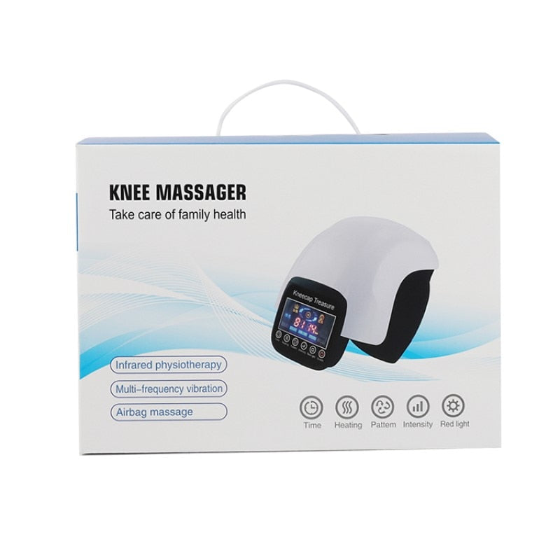 Knee Massage Rheumatic Joint Pain Relief Infrared Heat Elbow Protector Air Pressure Vibration Physiotherapy Devices Health Care