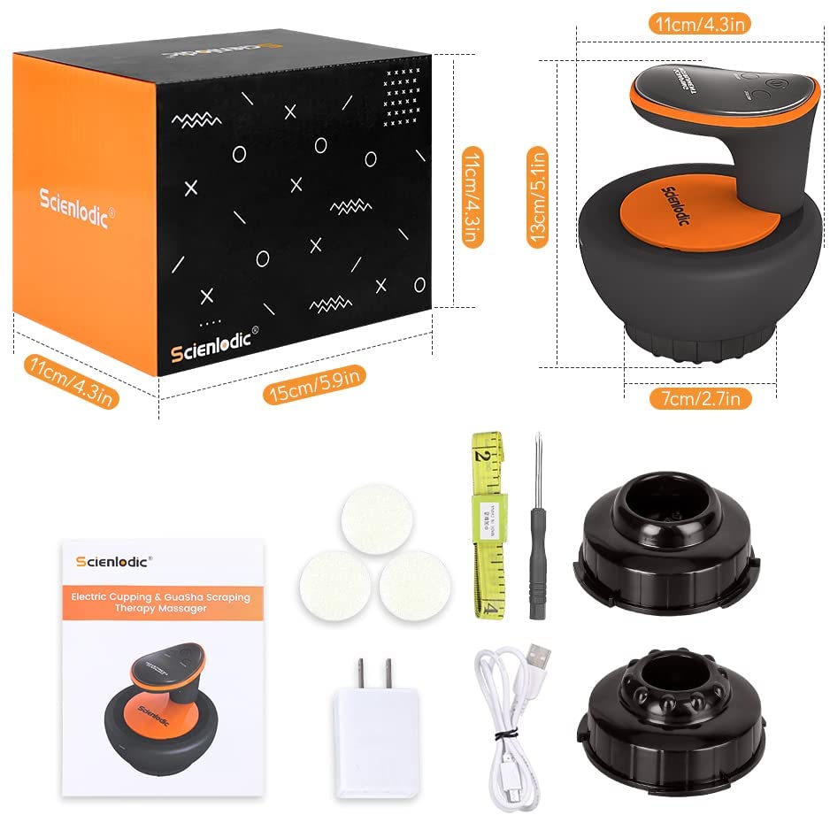 Electric Guasha Cupping Massager Household Beauty Instrument Vacuum Suction Cups Electric Scraping Body Relaxation Massager